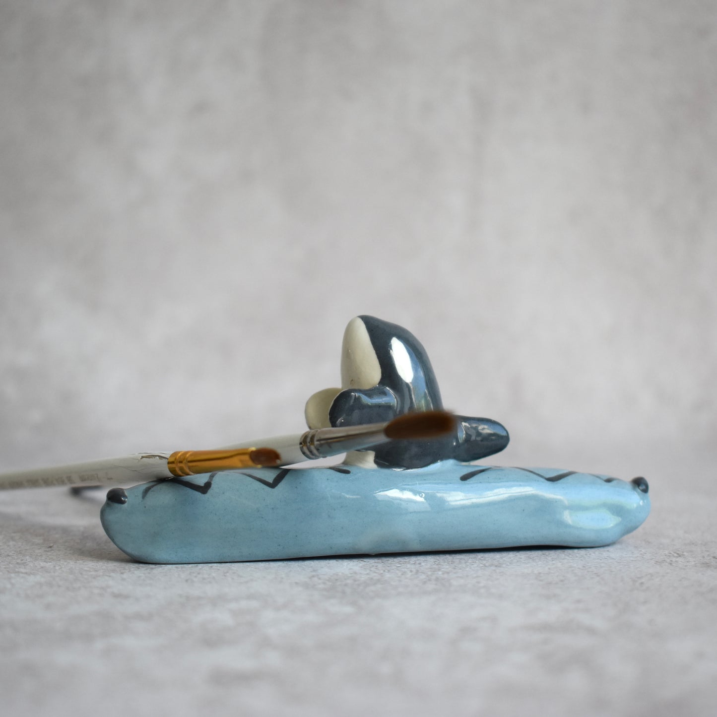 Orca en kayak