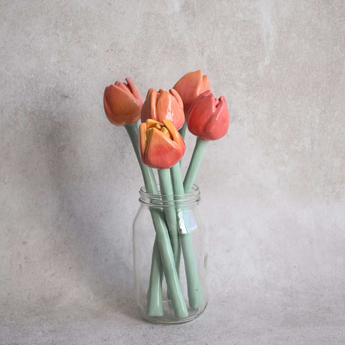 Tulipán de cerámica