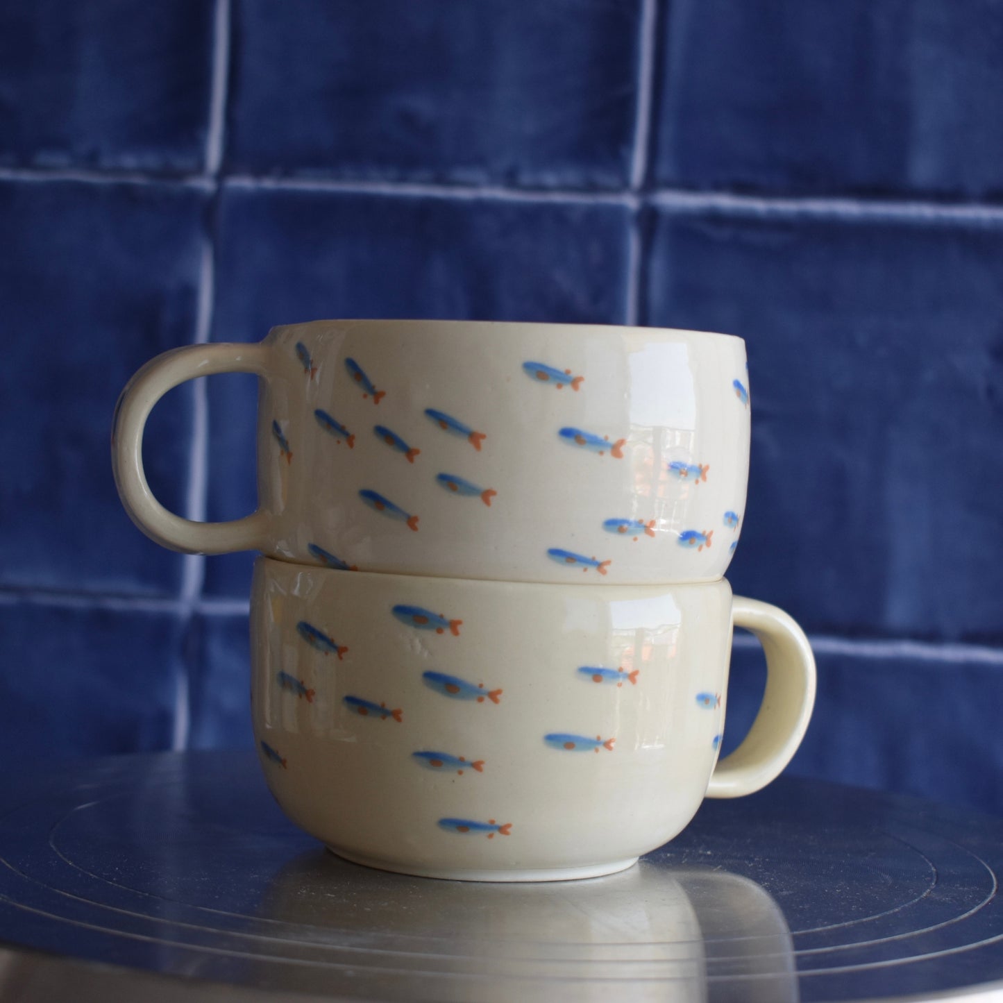 Taza Peces Tricolor