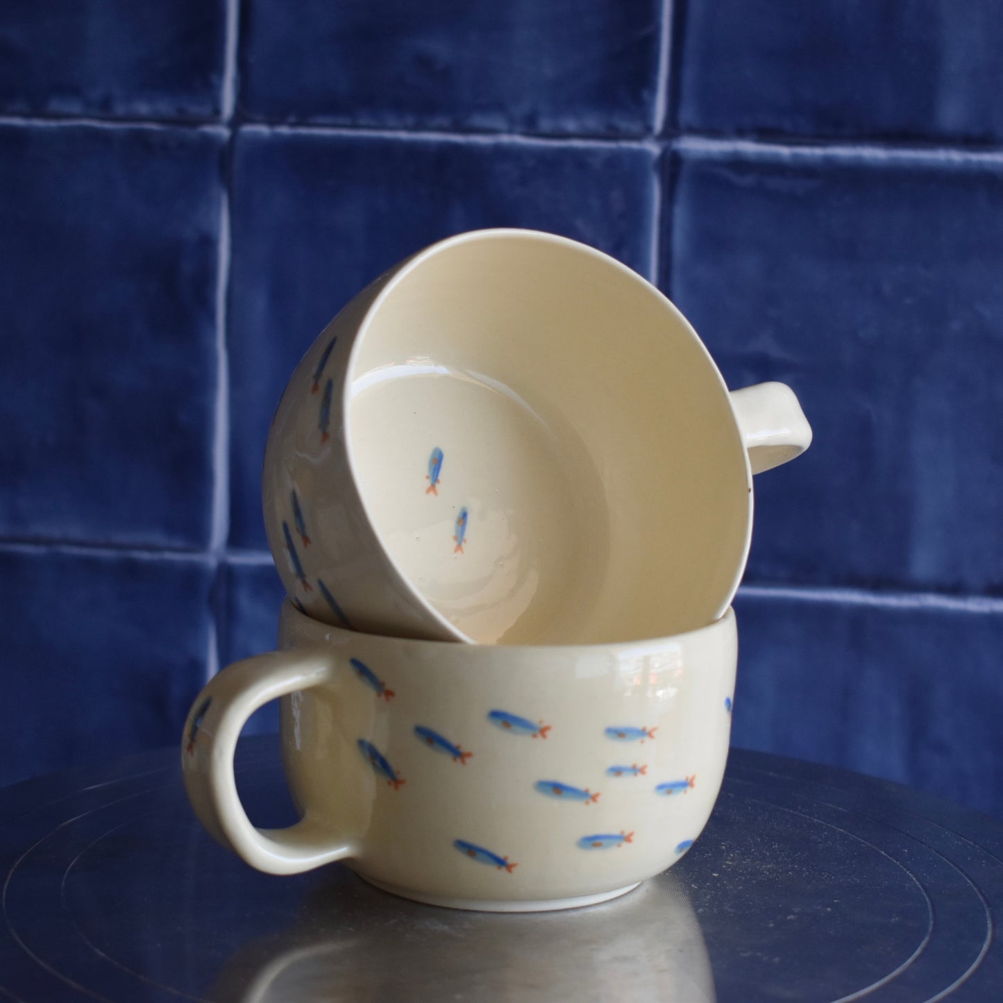 Taza Peces Tricolor