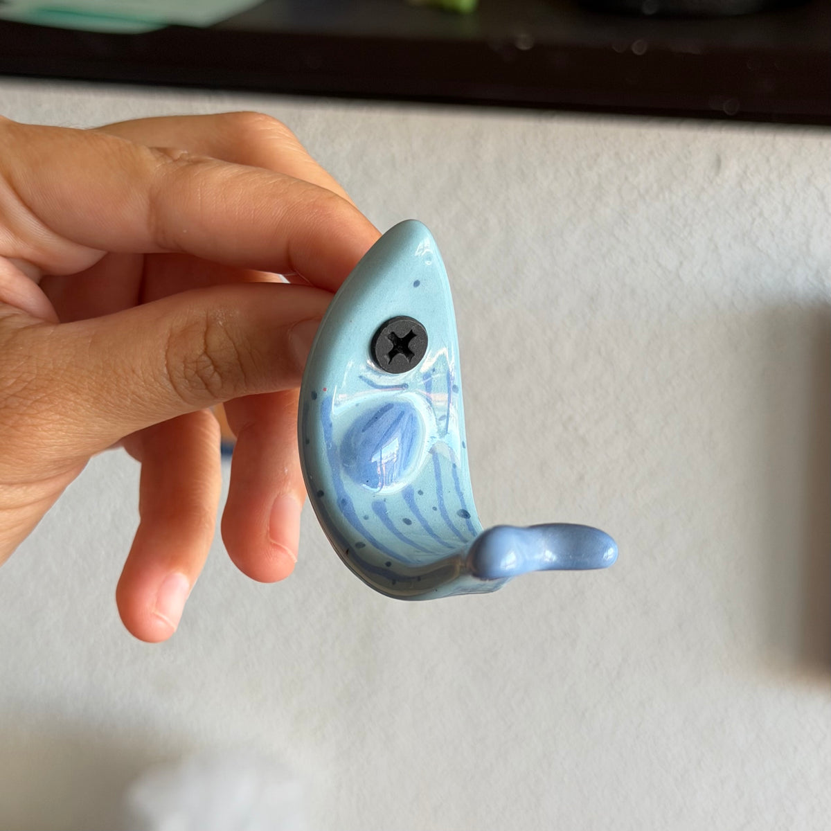 Ganchito de pez azul
