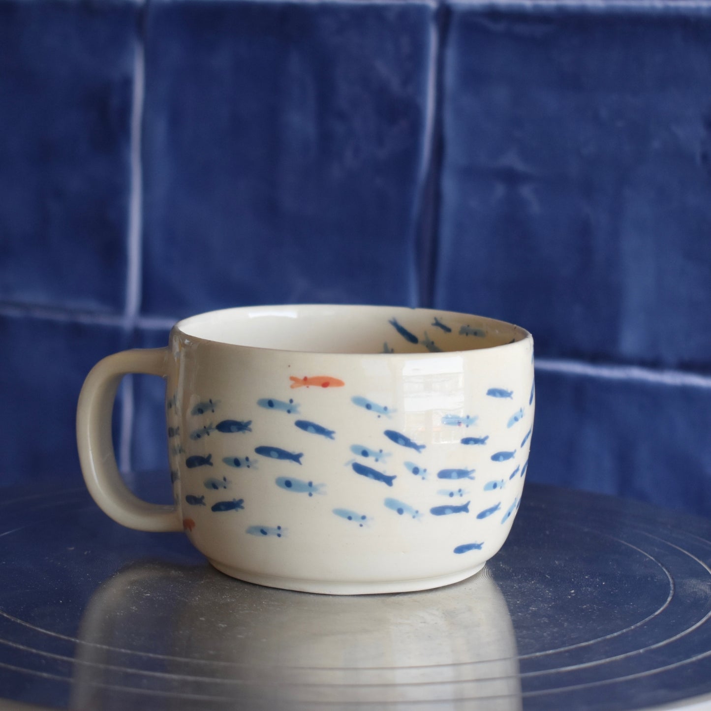 Taza Cardumen Azul