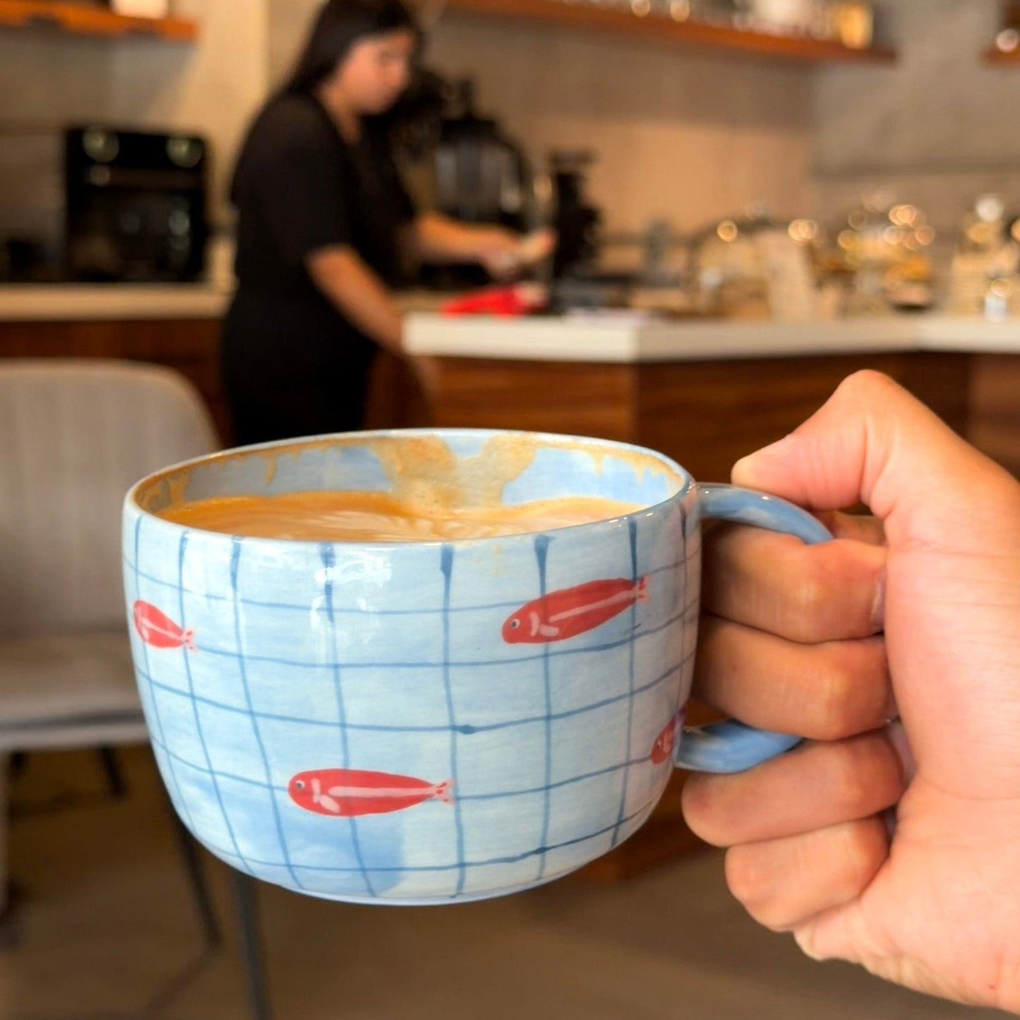 Taza Alberca de Peces