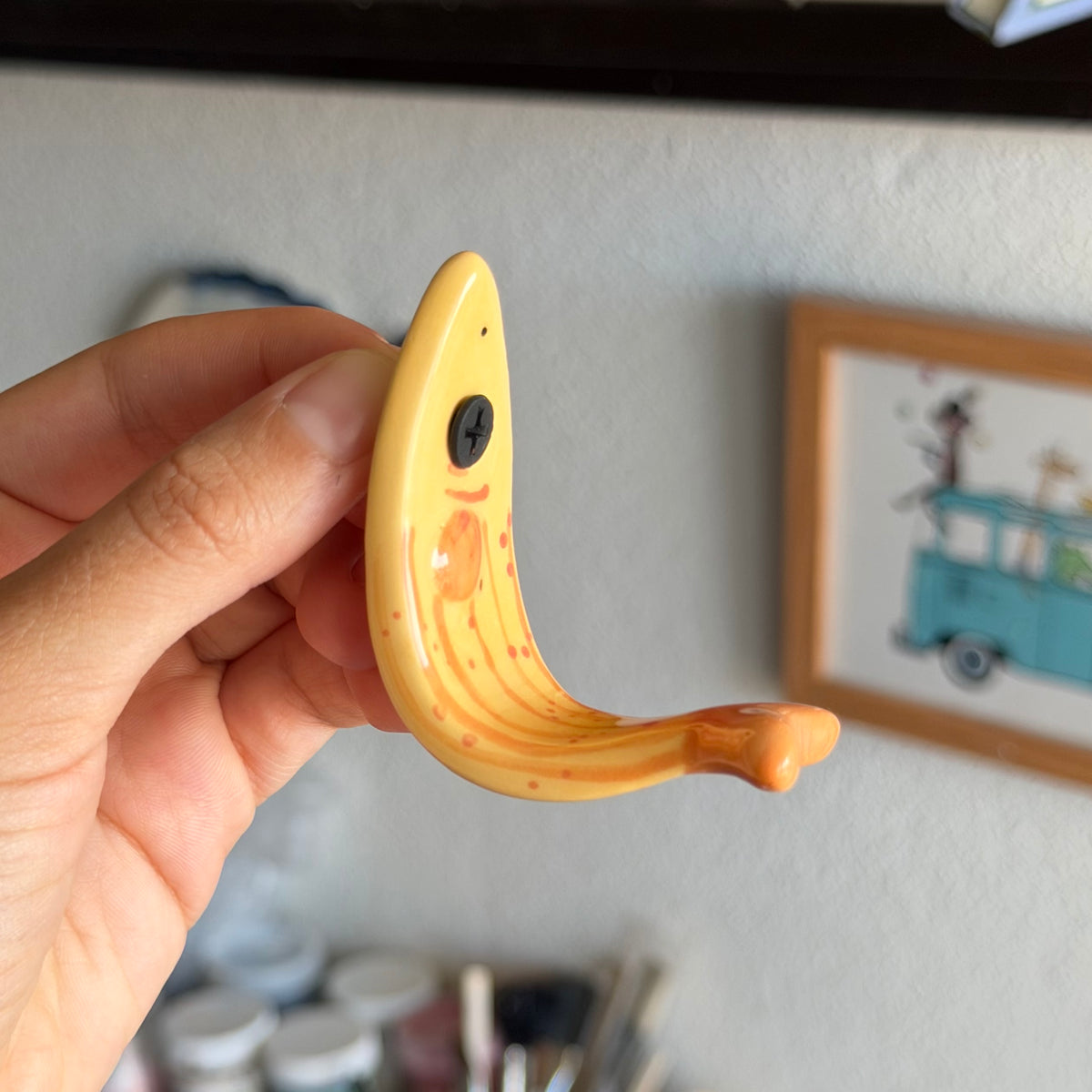 Ganchito de pez amarillo