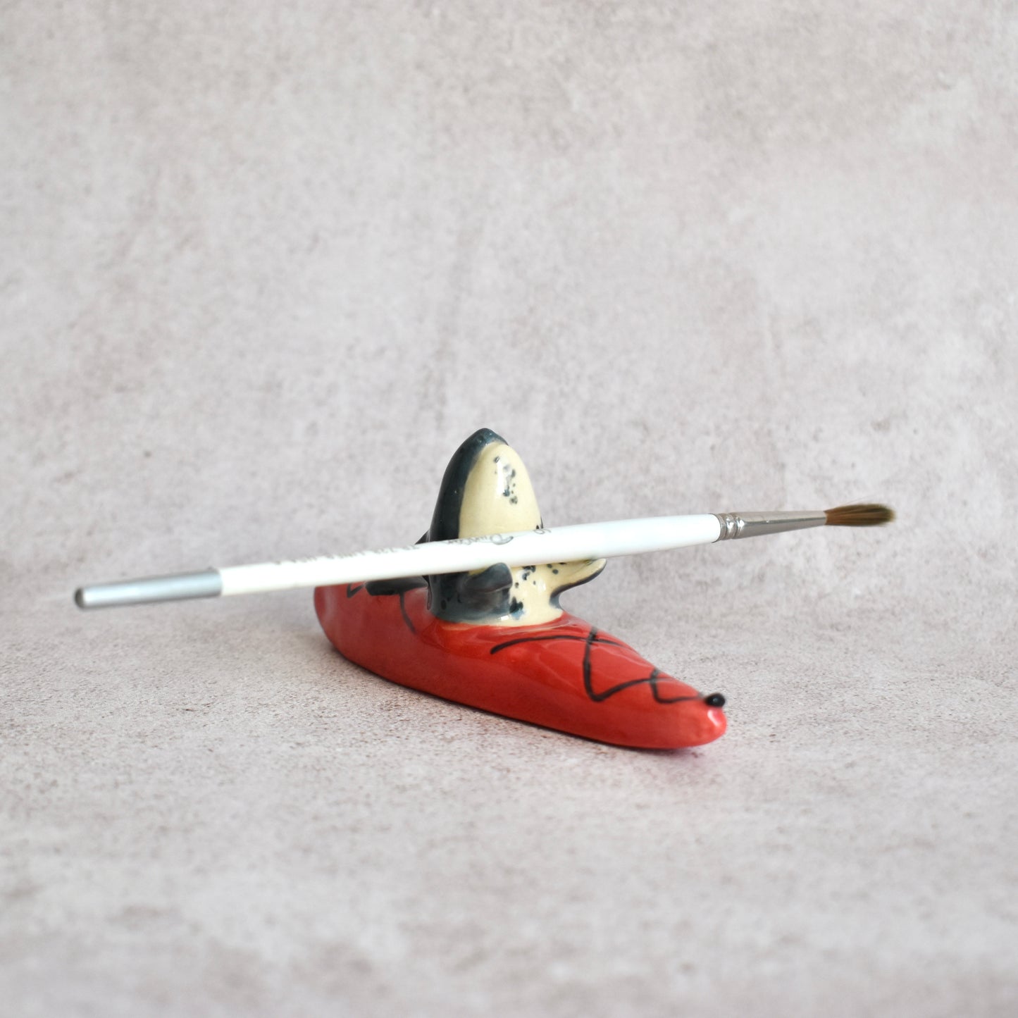 Tiburón en kayak